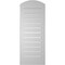 Ekena Millwork Arch Top Surface Mount PVC Gable Vent w/ 2"W x 2"P Brickmould Sill Frame, 14"W x 34"H GVPAR14X3403SN - alternate 2
